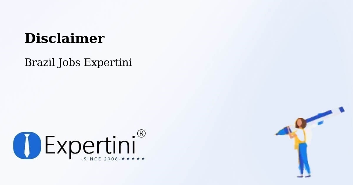 Disclaimer – Lagarto - Brazil Jobs Expertini