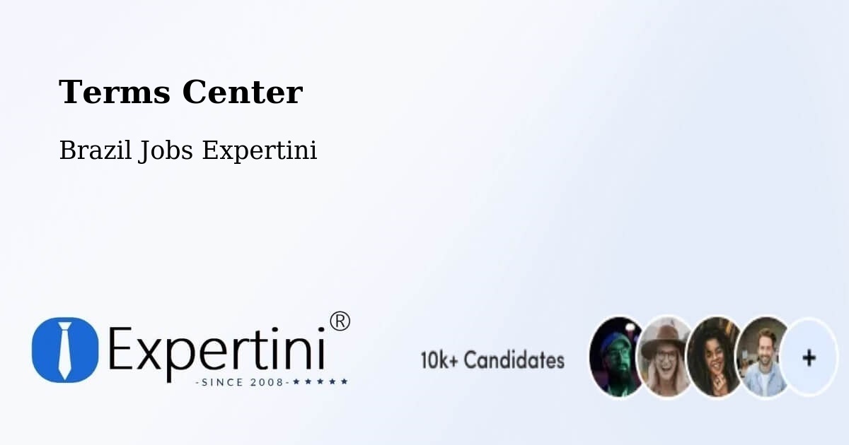 Terms of Service – Lagarto - Brazil Jobs Expertini